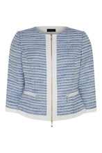 Load image into Gallery viewer, 77601- Blue &amp; Cream Jacket - Tia