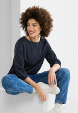 Load image into Gallery viewer, 319238- Navy 3/4 Sleeve Top- Street One