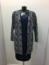 Load image into Gallery viewer, Navy/Cream Lace Jacket &amp; Navy Dress- Avalon