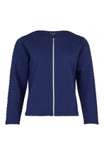 Load image into Gallery viewer, 6462- Navy Zip Cardigan -Sunday