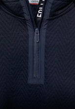 Load image into Gallery viewer, 302015- Navy 1/2 Zip Sweater- Cecil