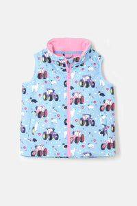 Little light house - Alex Girls Sky Farm Gilet