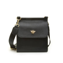 Load image into Gallery viewer, 5686- Black Bloomsbury Crossbody Bag - Alice Wheeler