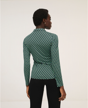 Load image into Gallery viewer, 0119- Print Collar Top - Surkana