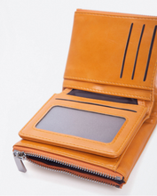 Load image into Gallery viewer, 111- Small Card Holder Wallet- Mustard- Surkana