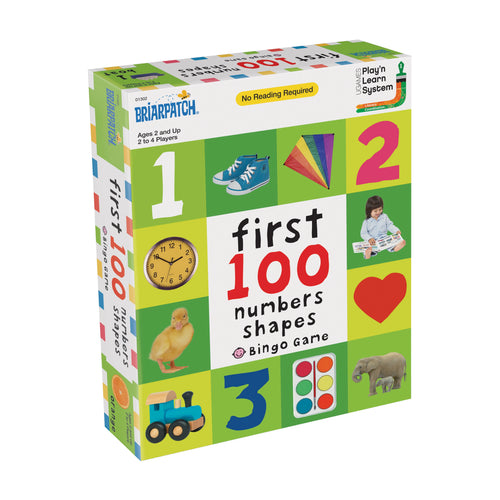 First 100 Numbers & Shapes Bingo Game