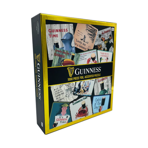 Guinness 1000 Piece Foil Accented Puzzle- Coasters